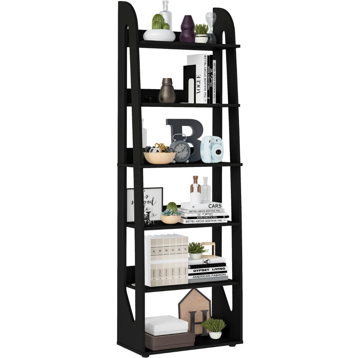 Estante Artely Floripa 6 Nichos Preto