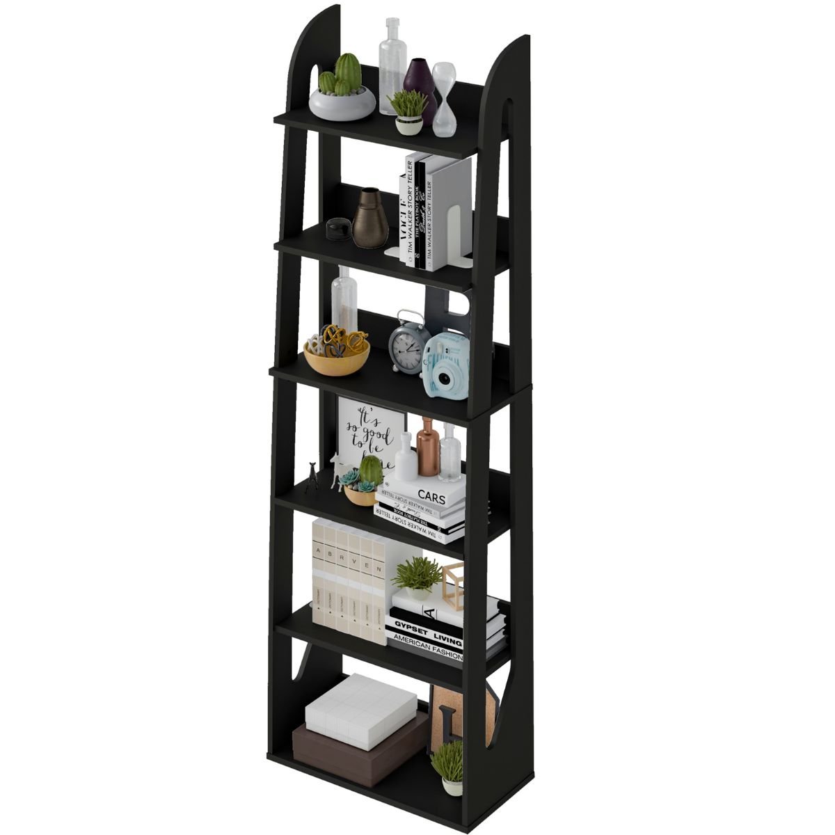 Estante Artely Floripa 6 Nichos Preto