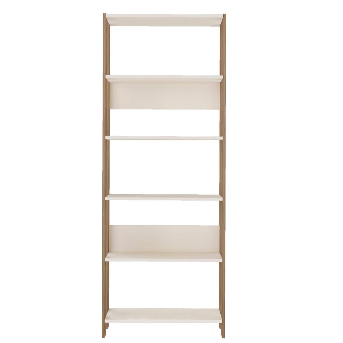 Estante Artely Match 5 Nichos Carvalho - Off White