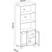 Estante Artely Trama Cinamomo/Off White