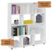 Estante Book - Organizadora de Livros e Decoração Branco