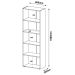 Estante Multy para livros e Decoração Branco