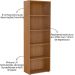 Estante Multy para livros e Decoração Cinamomo