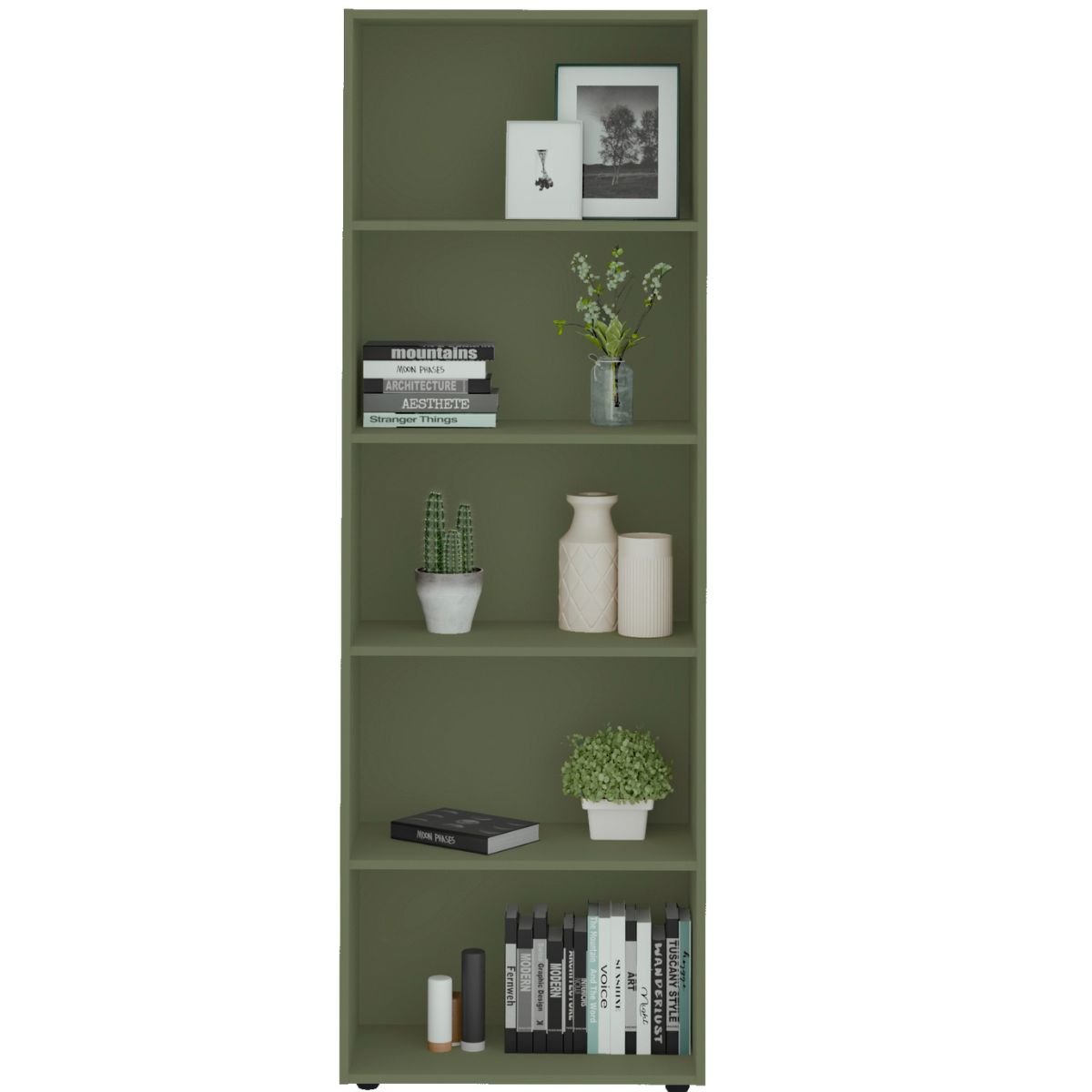 Estante Multy para livros e Decoração Menta