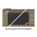 Painel Para TV 47 Polegadas Slim Rustico Artely