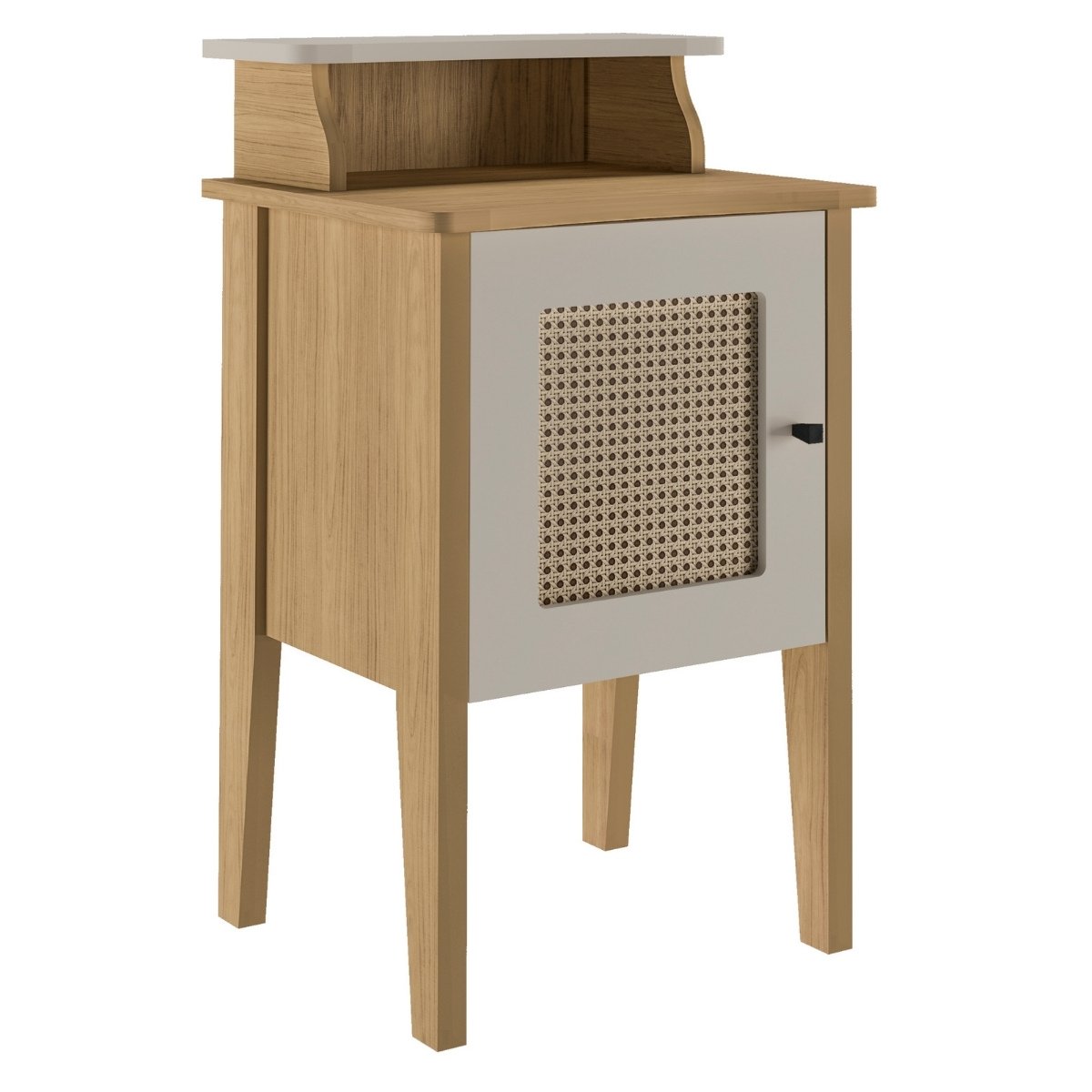 Mesa De Canto e Cabeceira Mesinha de Apoio Charlotte Carvalho - Off White