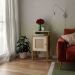 Mesa De Canto e Cabeceira Mesinha de Apoio Charlotte Carvalho - Off White