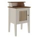 Mesa De Canto e Cabeceira Mesinha de Apoio Charlotte Pinho / Off White
