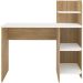 Mesa Escrivaninha Artely Link Carvalho/Branco
