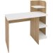 Mesa Escrivaninha Artely Link Carvalho/Branco