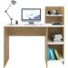 Mesa Escrivaninha Artely Link Carvalho/Branco