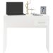 Mesa Escrivaninha Cooler Para Notebook Branco