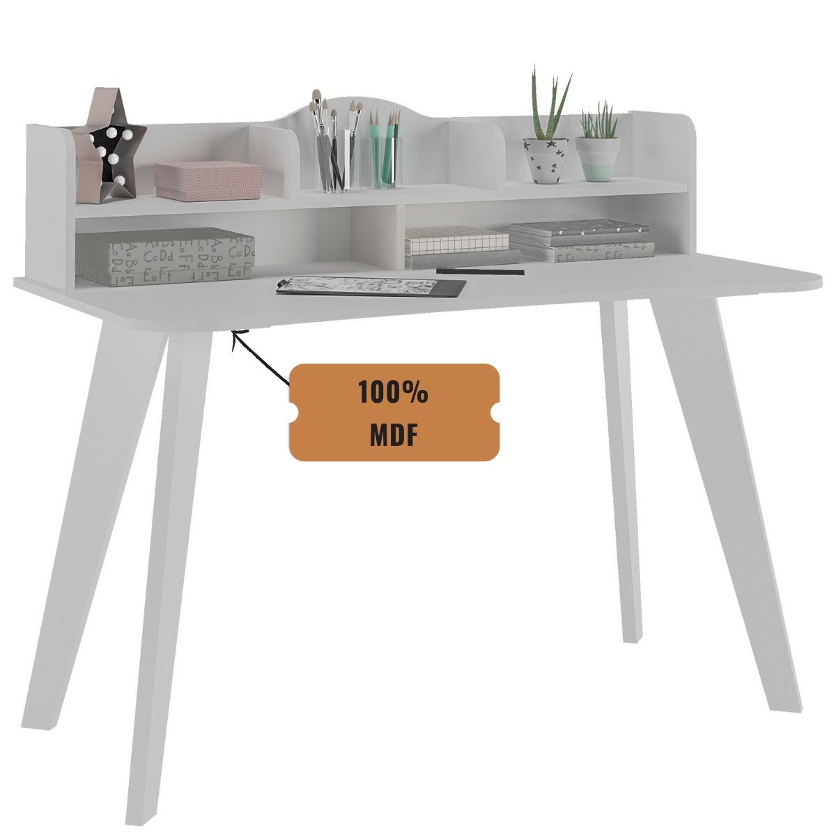 Mesa Escrivaninha com Nichos Sofia