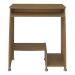 Mesa Escrivaninha para Computador com Prateleira Retrátil Pixel Pinho