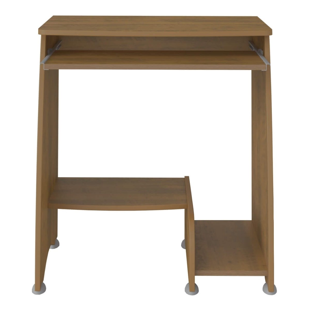 Mesa Escrivaninha para Computador com Prateleira Retrátil Pixel Pinho
