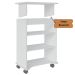 Mesa Escrivaninha para Notebook com Tampo Portátil - Branco