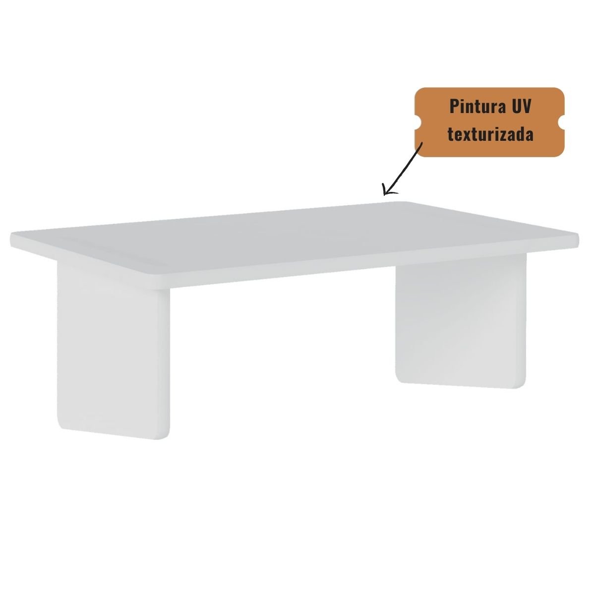 Mesa Escrivaninha para Notebook com Tampo Portátil - Branco