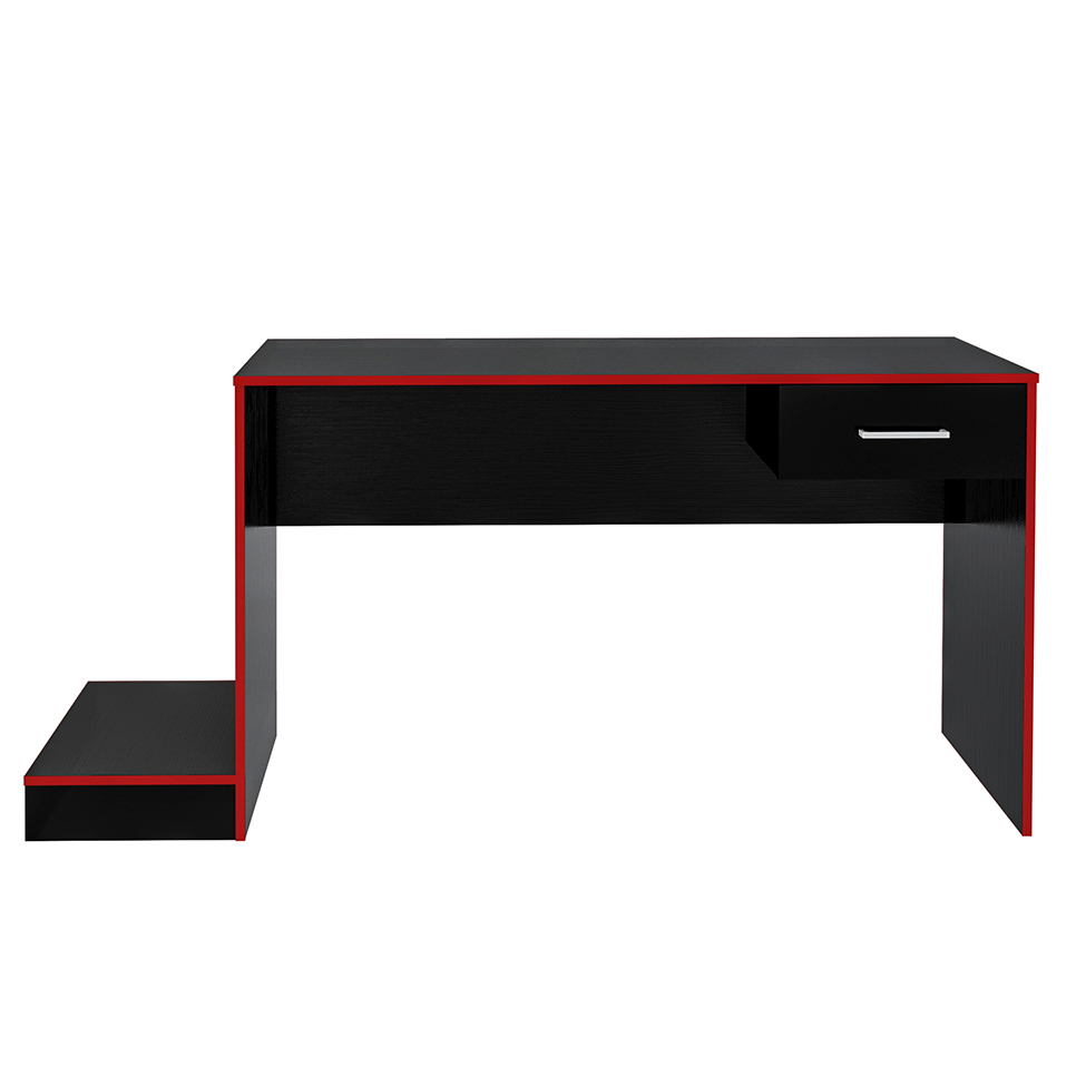 Mesa Gamer Player One Preta e Vermelha