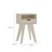 Mesa Lateral Retangular Vip Off White