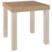 Mesa Quadrada de Apoio Lateral e de Cabeceira Up - Carvalho - Off White