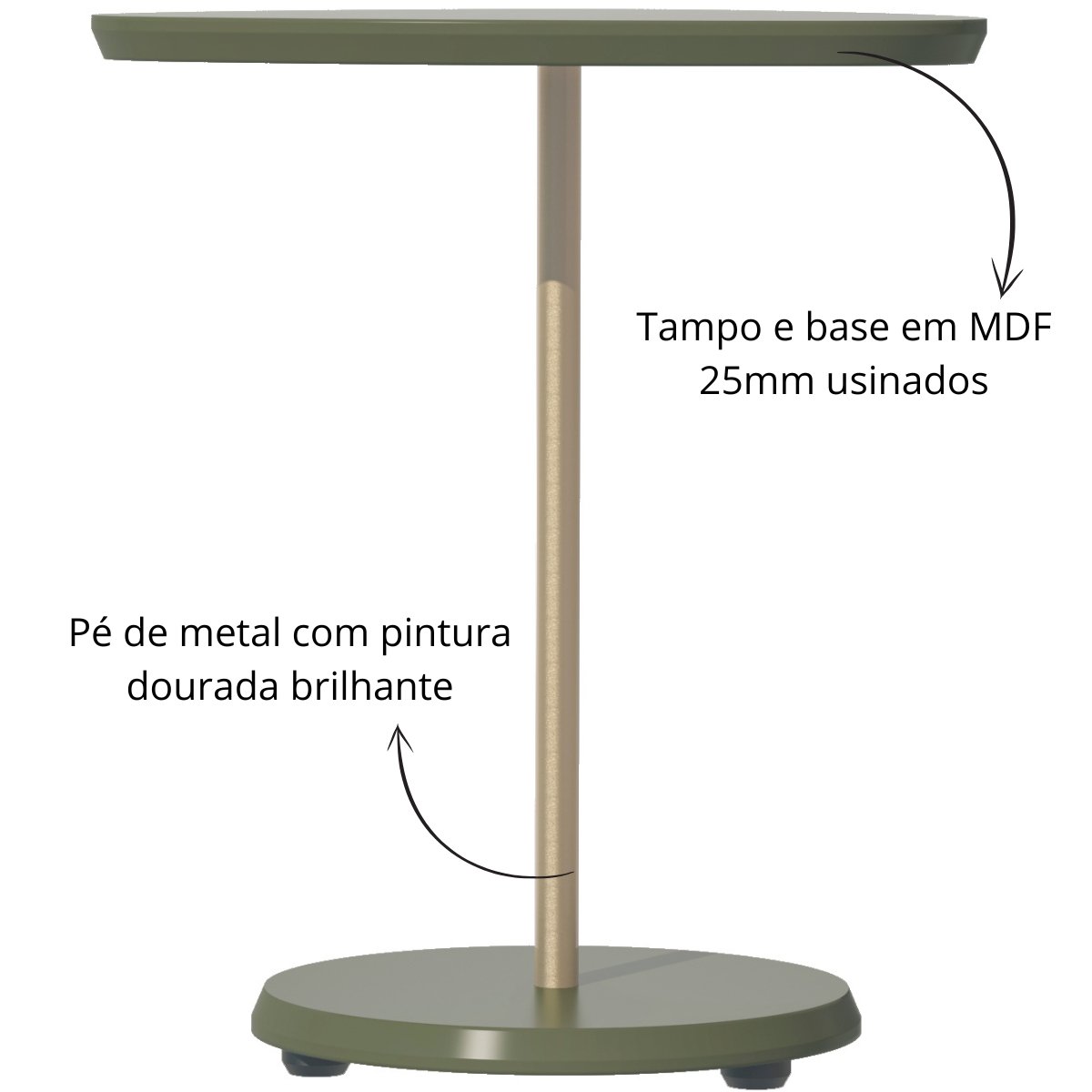 Mesa de Apoio Bel Alta Menta
