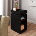 Mesa de Apoio Com Prateleira - Olívia Preto