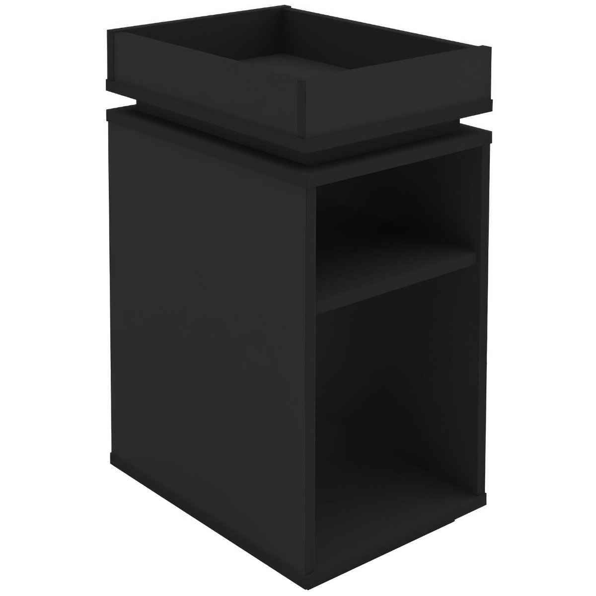 Mesa de Apoio Com Prateleira - Olívia Preto