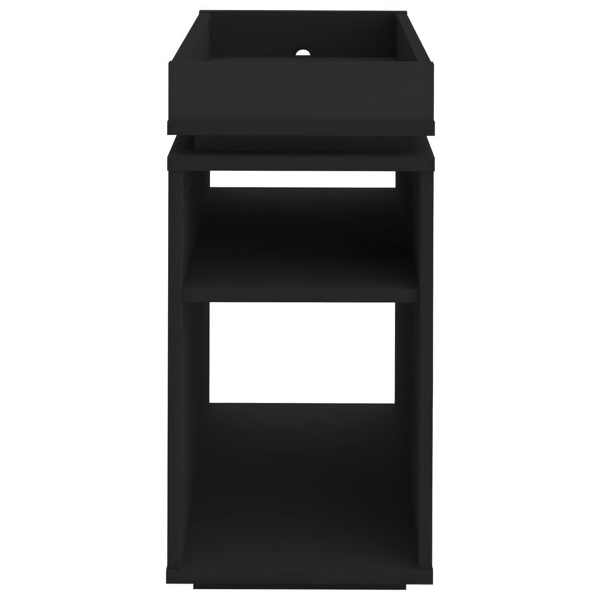 Mesa de Apoio Com Prateleira - Olívia Preto