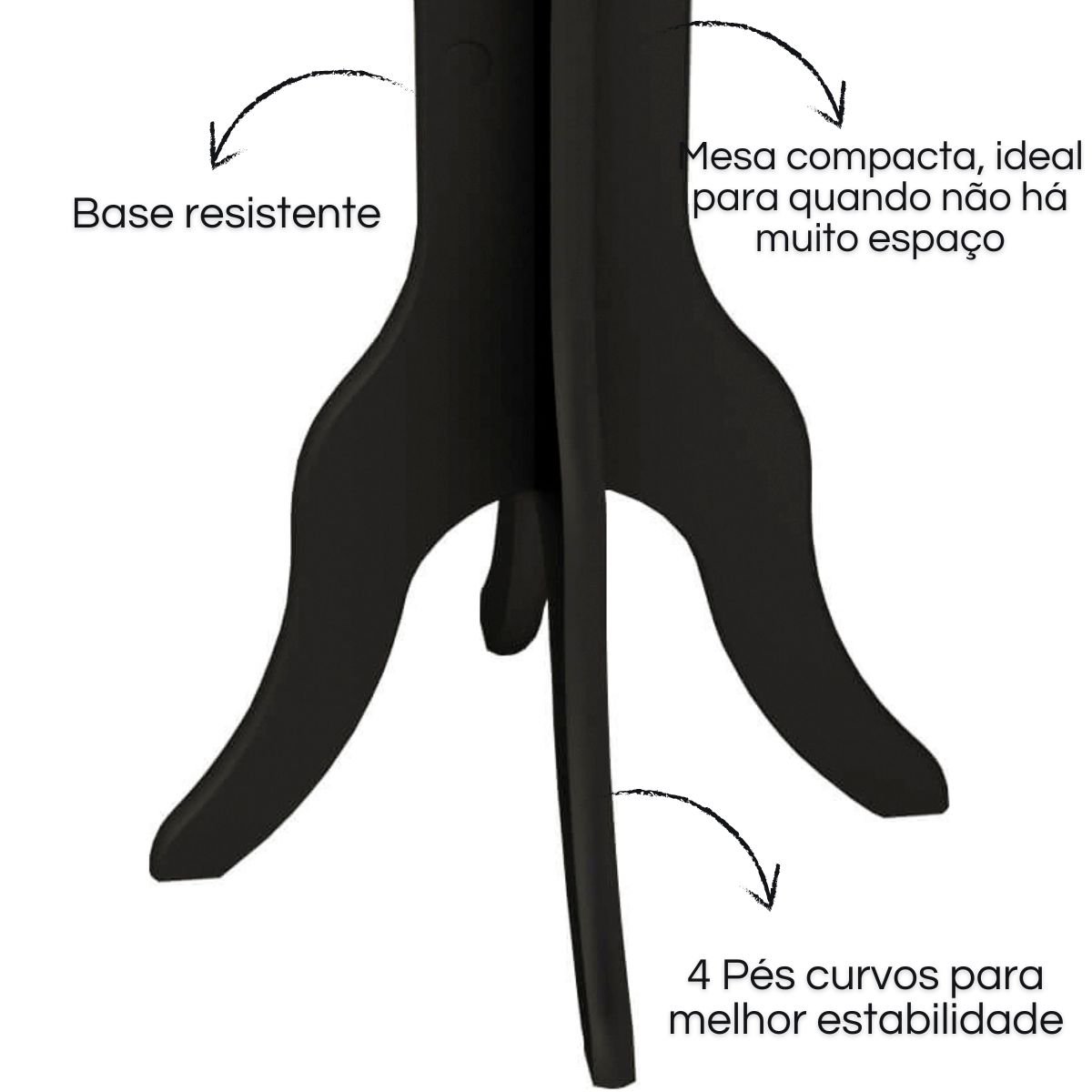 Mesa de Apoio Kin Preto