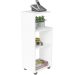 Mesa de Apoio Lateral Multiuso Bis Branco