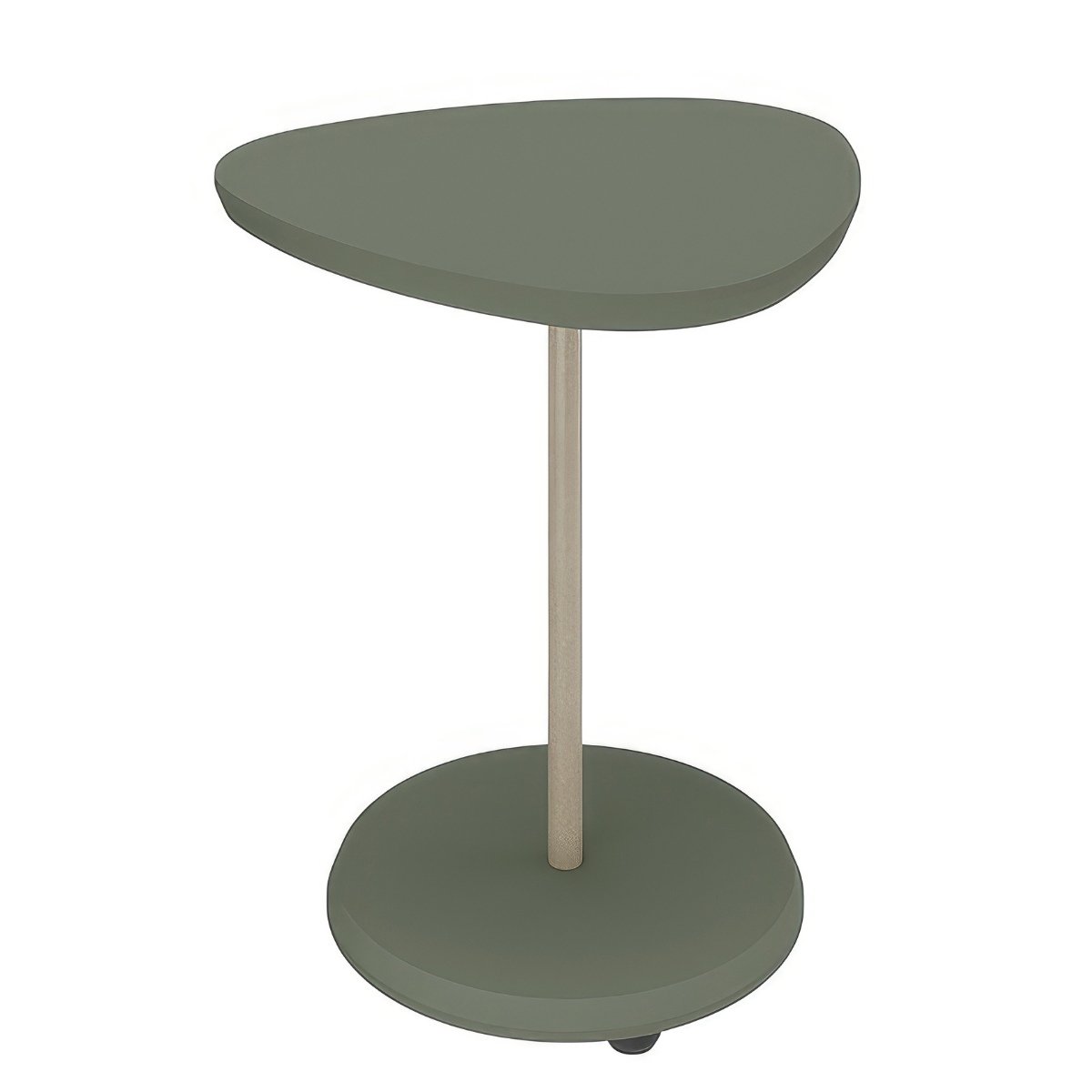 Mesa de Apoio Lateral Oval Bel - 100% MDF Menta