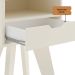 Mesa de Apoio Lateral Vip Com Gaveta e Nicho Off White