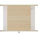 Mesa de Apoio Lateral com USB Artely Theo Naturale / Branco