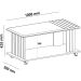 Mesa de Centro Artely Mila Cinamomo/Off White