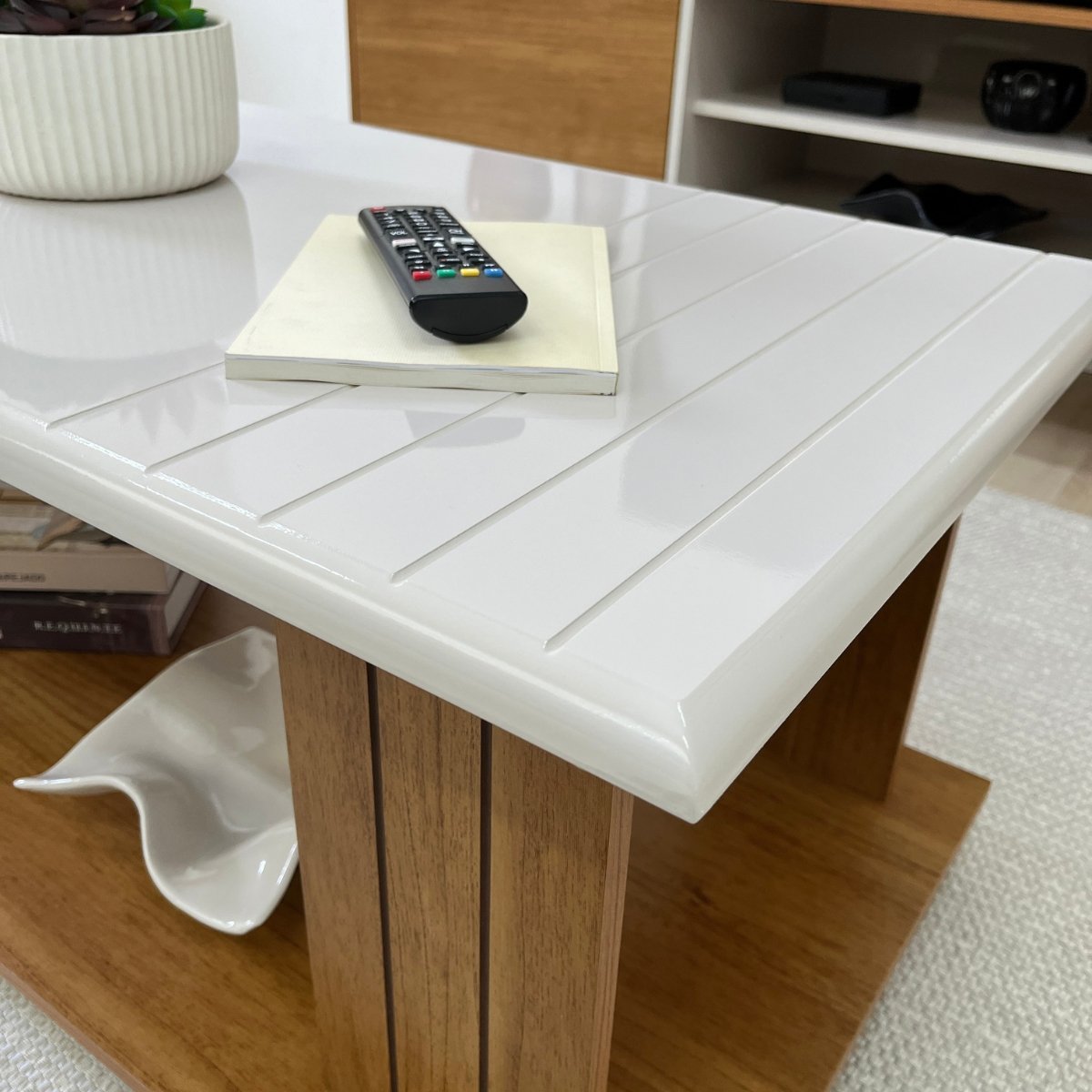 Mesa de Centro Artely Mila Cinamomo/Off White
