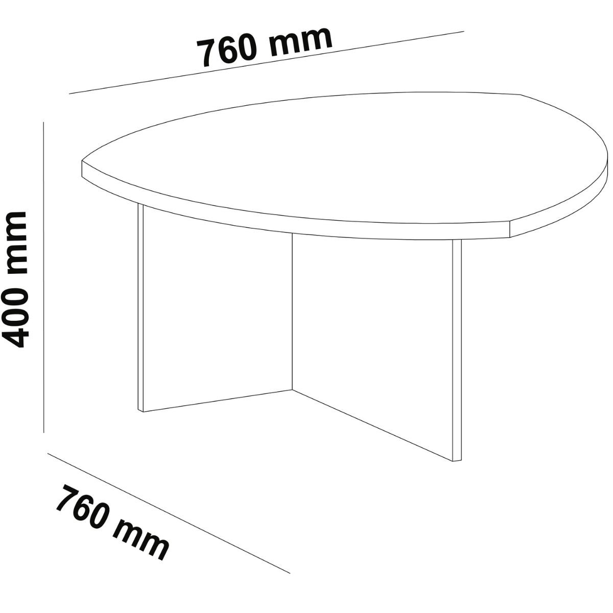Mesa de Centro Delta Cedro