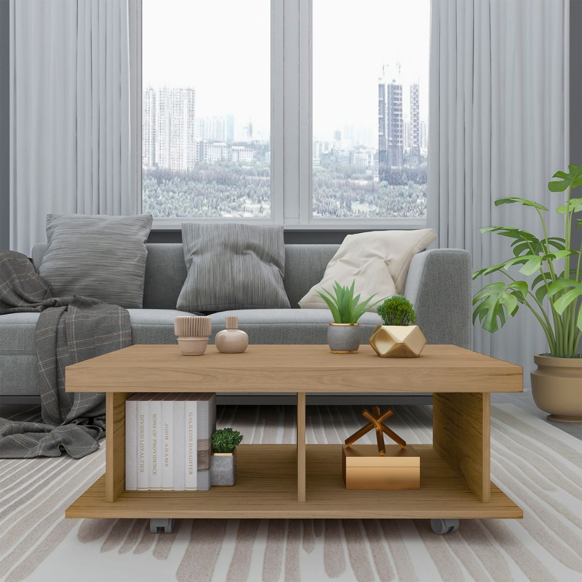 Mesa de Centro Dunas Carvalho