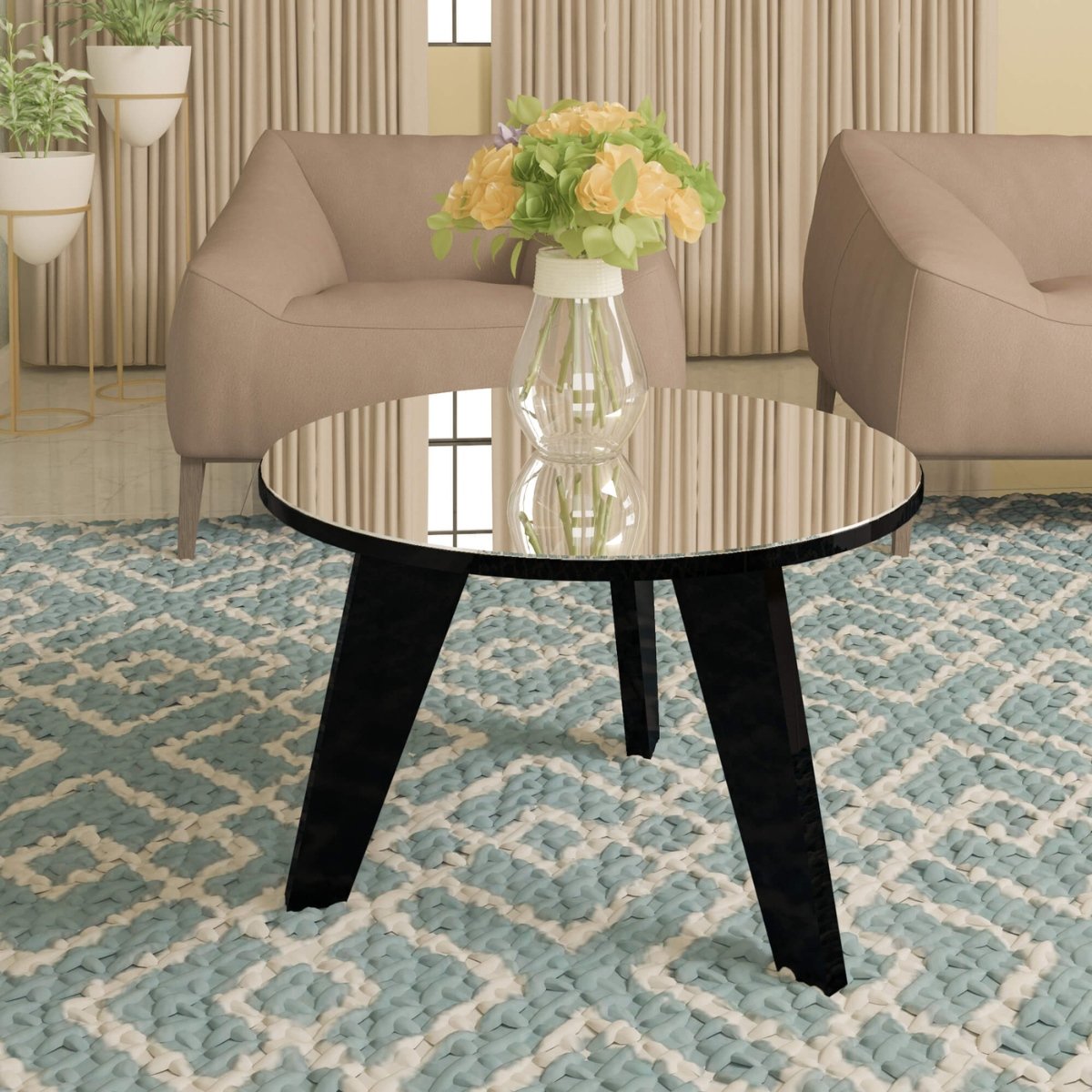 Mesa de Centro Espanha Preto