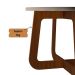 Mesa de Centro Jasmin 100% MDF Cedro / Off White