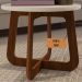 Mesa de Centro Jasmin 100% MDF Cedro / Off White