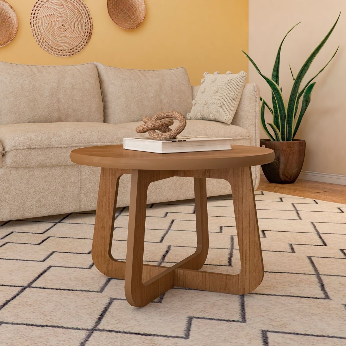 Mesa de Centro Jasmin 100% MDF Cinamomo