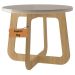 Mesa de Centro Jasmin 100% MDF Off White / Carvalho