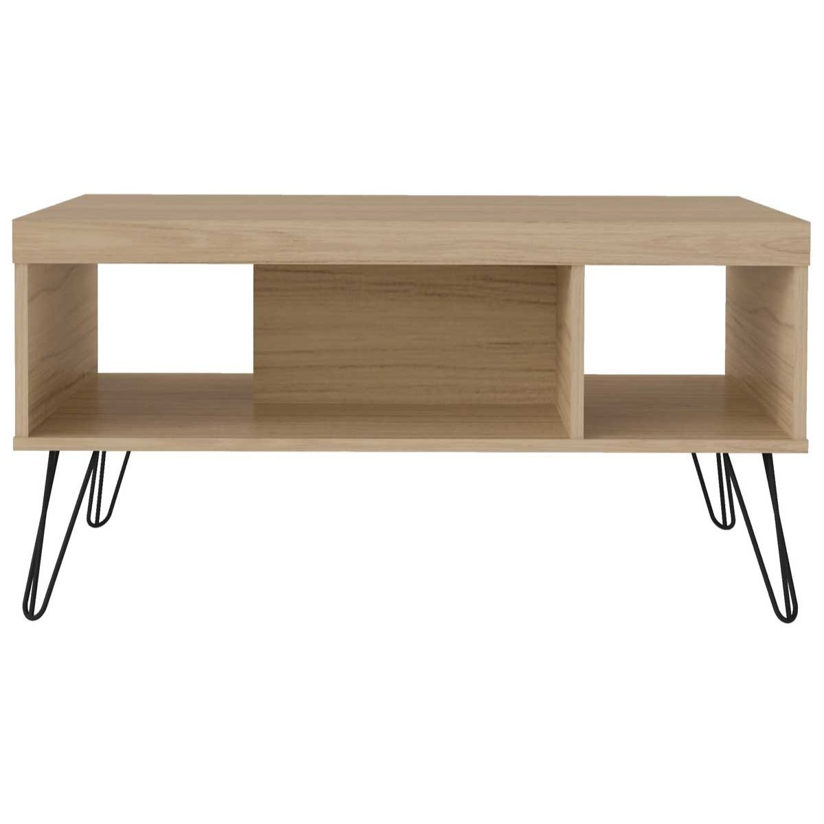 Mesa de Centro Liberty com 2 Nichos Carvalho