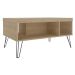Mesa de Centro Liberty com 2 Nichos Carvalho