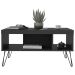 Mesa de Centro Liberty com 2 Nichos Preto