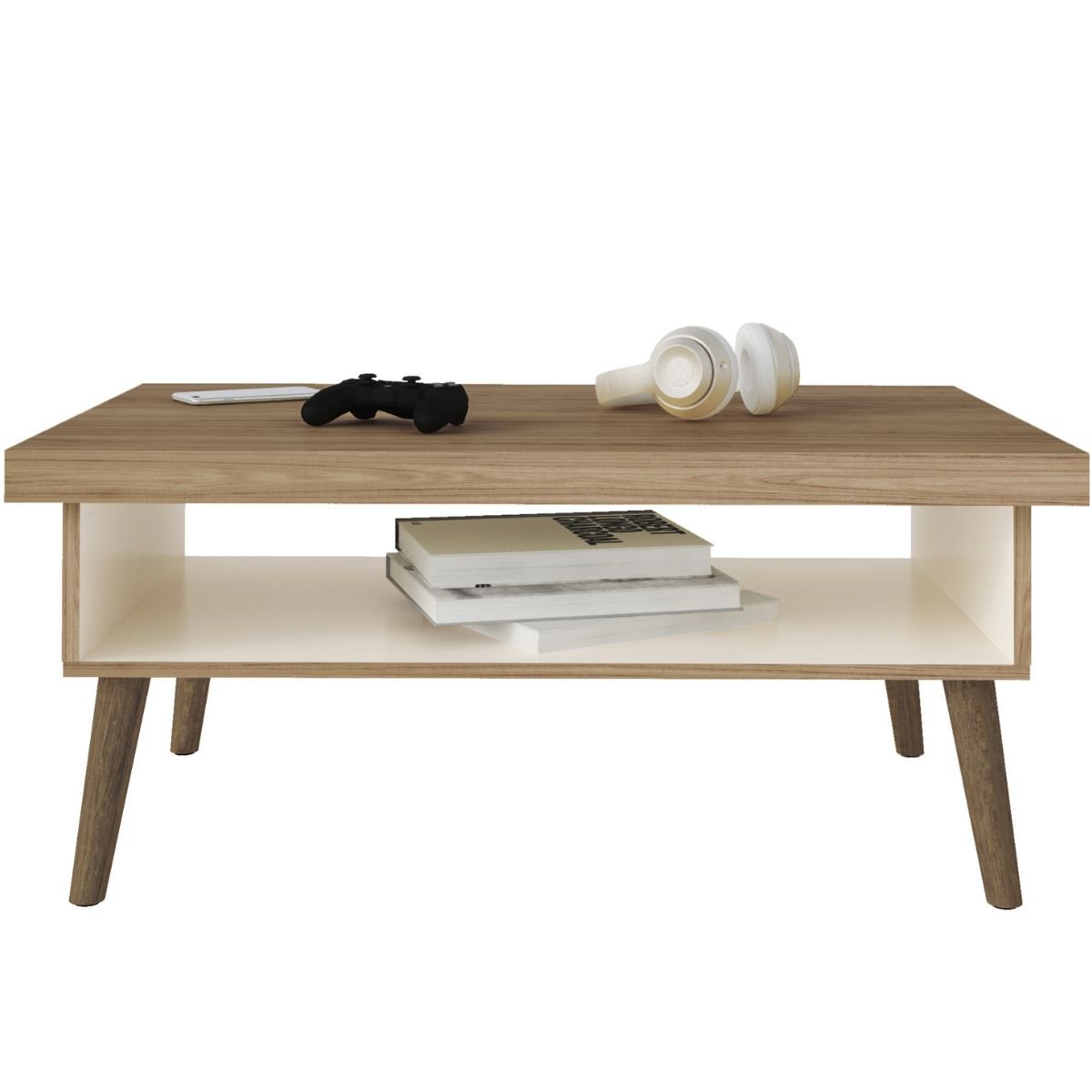 Mesa de Centro Lucca Carvalho - Off White