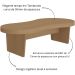 Mesa de Centro Magnum Carvalho