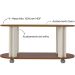 Mesa de Centro Mundi Cedro / Off White