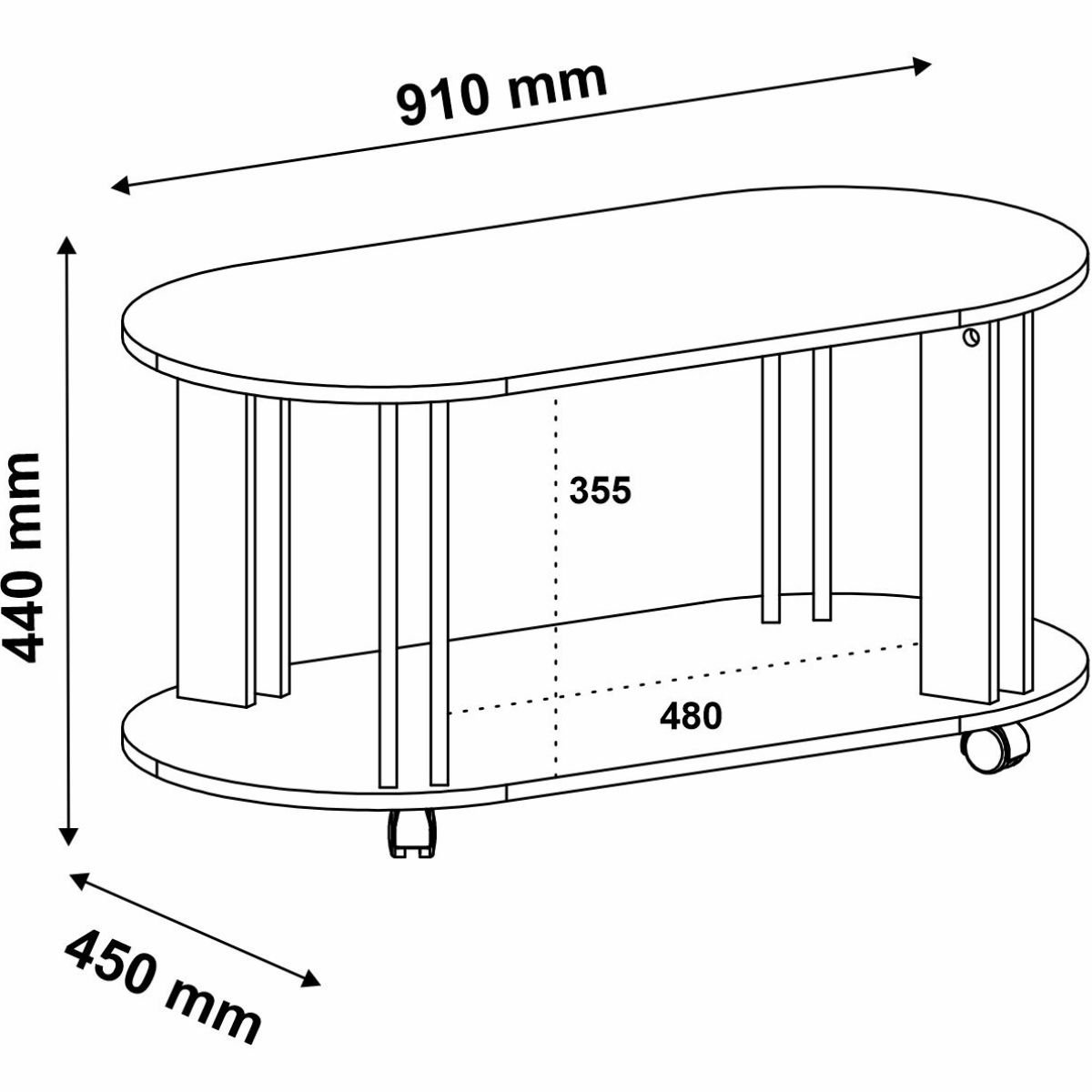 Mesa de Centro Mundi Naturale