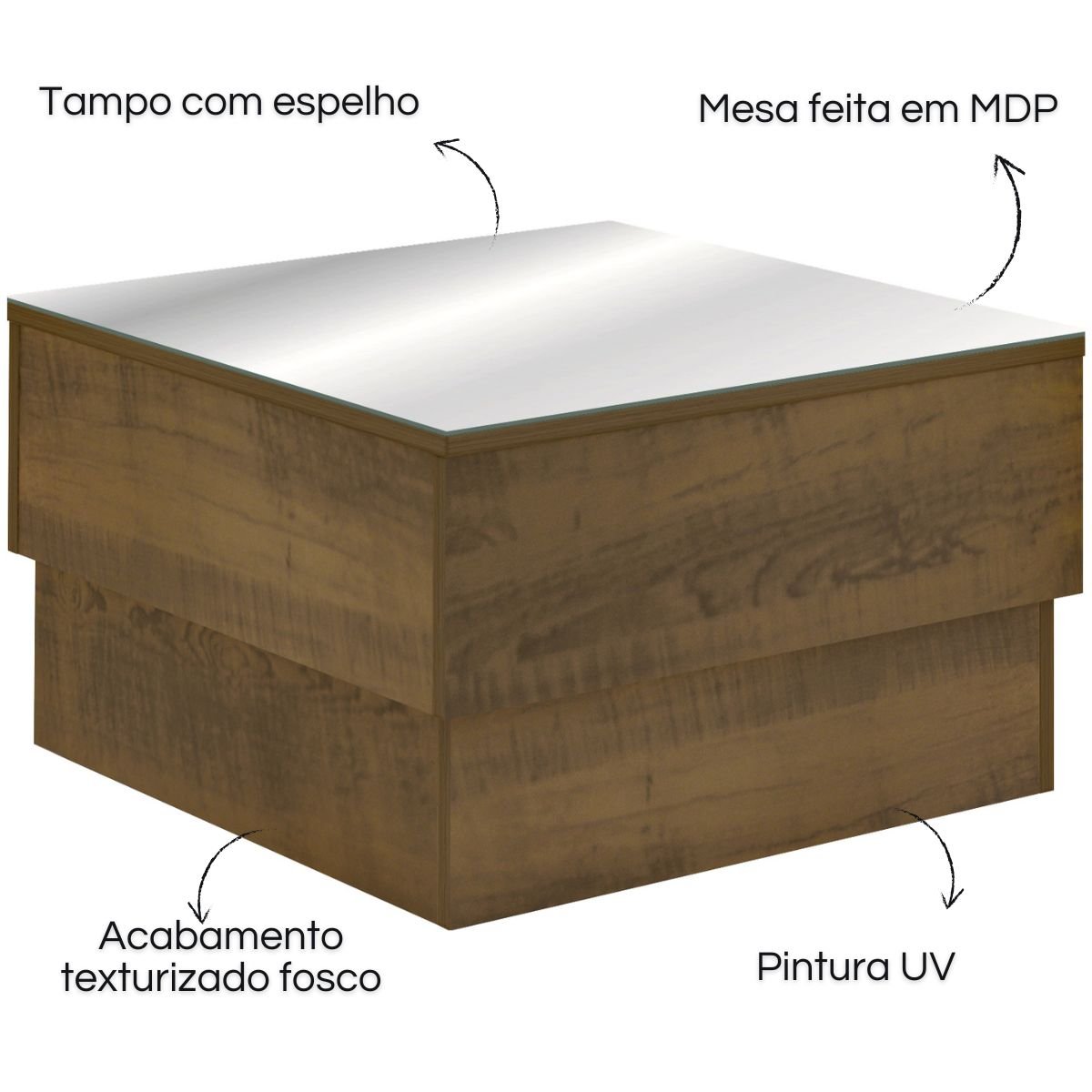Mesa de Centro Parati Pinho